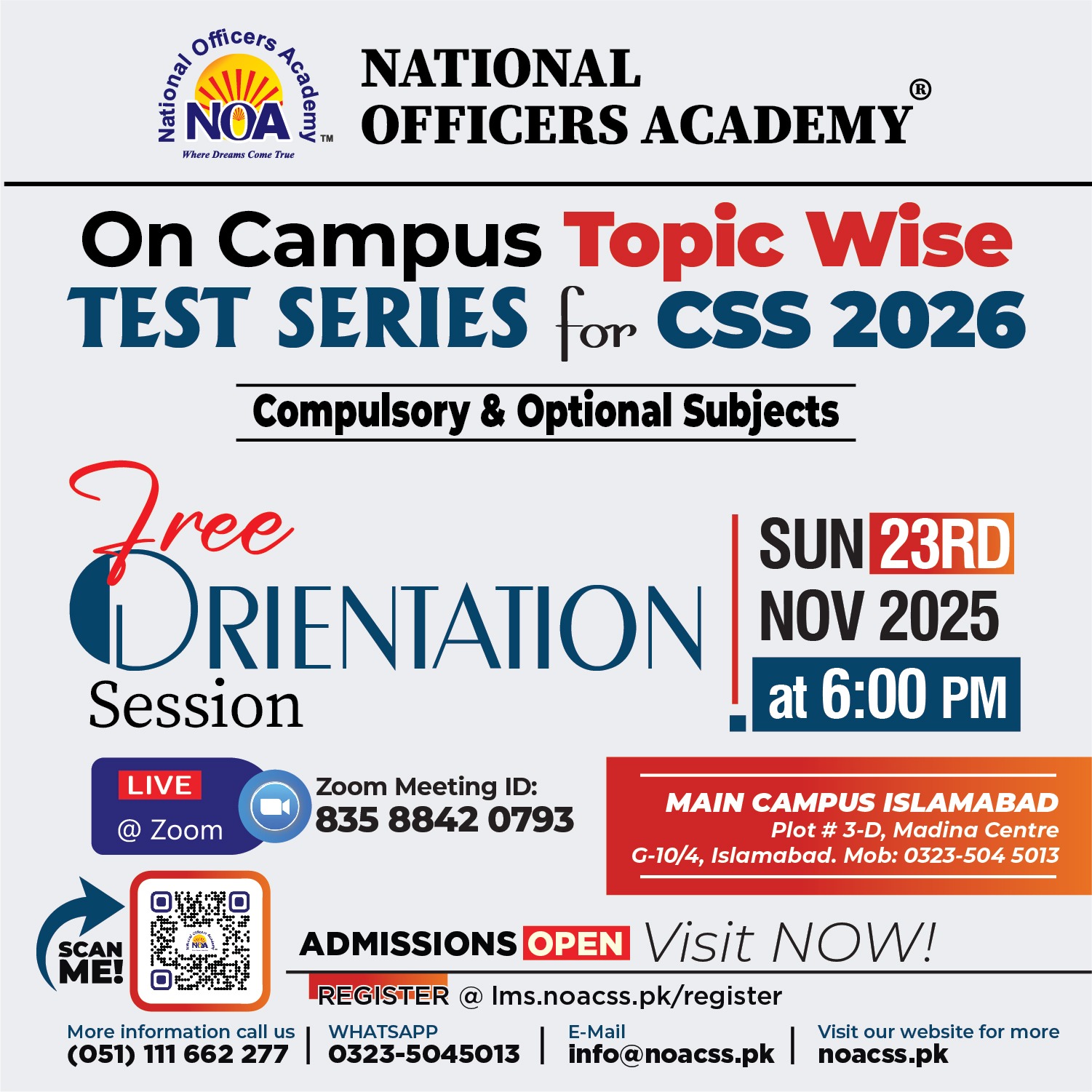 On Campus Full Month Test Series